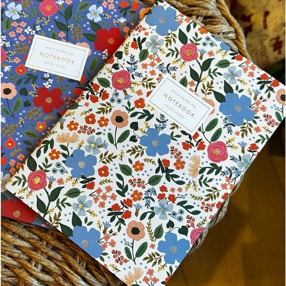 Rifle paper co 3 X WILD ROSE Notebook collection Ruled pages DISCONTINUED - Picture 8 of 10